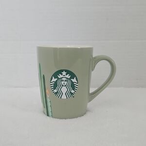 Starbucks 2021 Birthday Candles Logo Sage Green Coffee Tea Mug